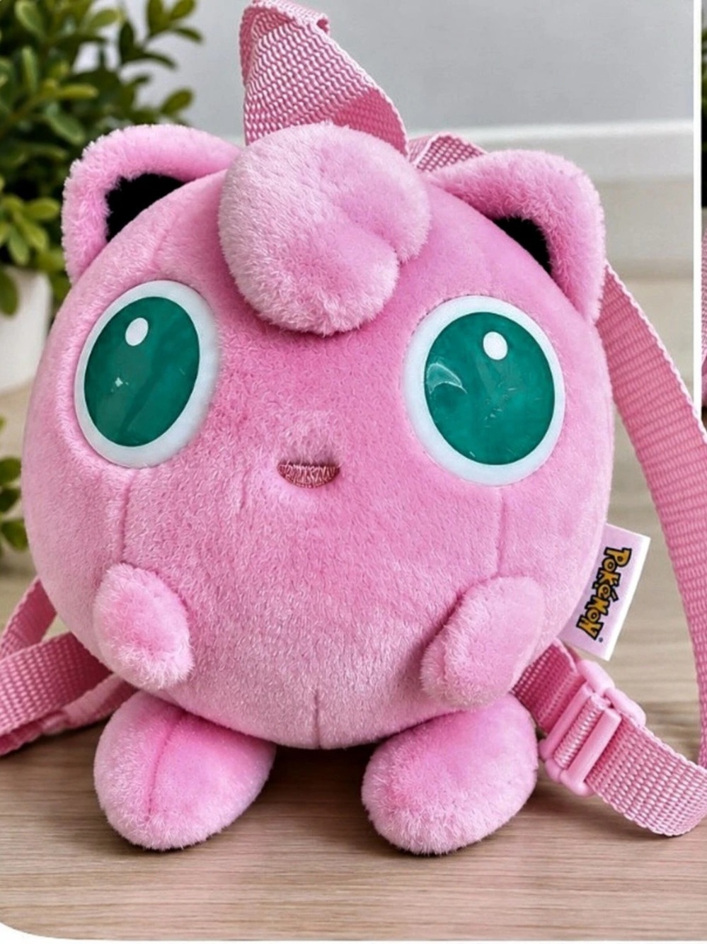 PokΓ©mon Jigglypuff Plush Backpack in Pink